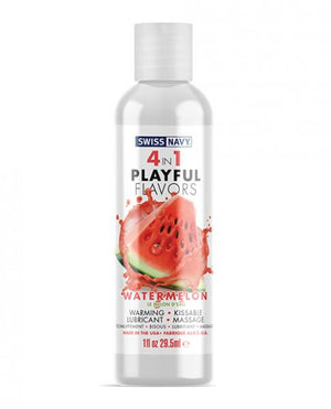 Swiss Navy 4 In 1 Playful Flavors Watermelon 1 Oz