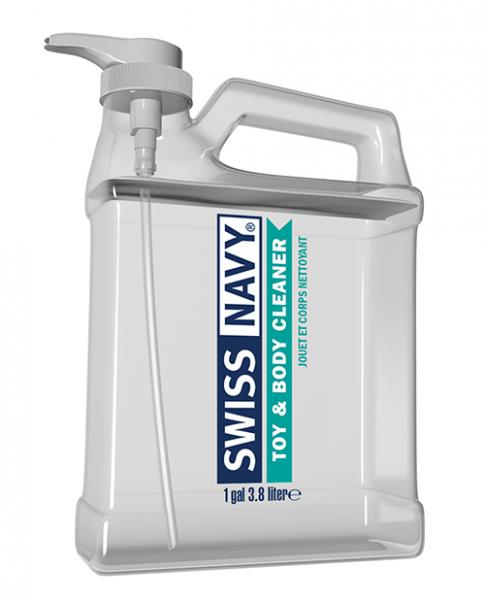 Swiss Navy Toy & Body Cleaner 1 Gal Pump