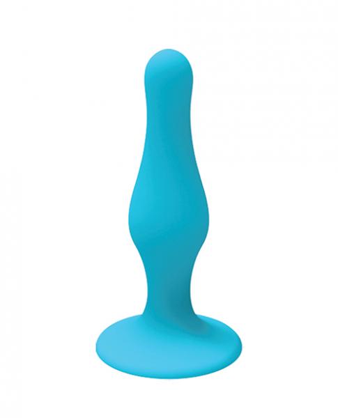 Nobu Rainbow Large Silicone Plug Blue