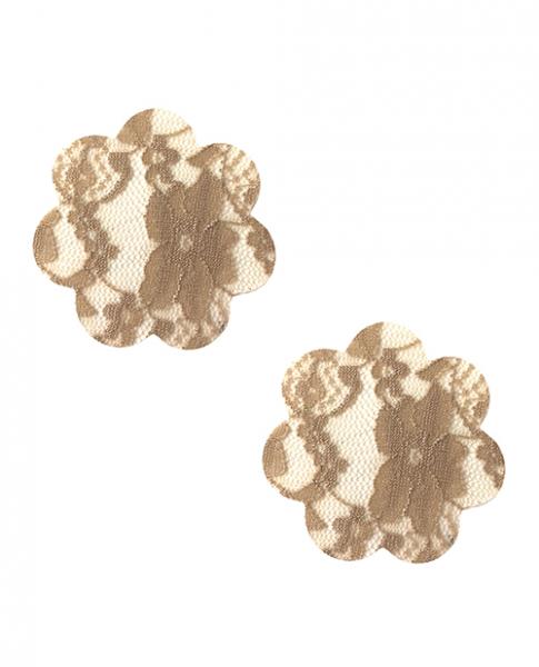 Neva Nude Lace Petal Flower Pasties Nude O/S