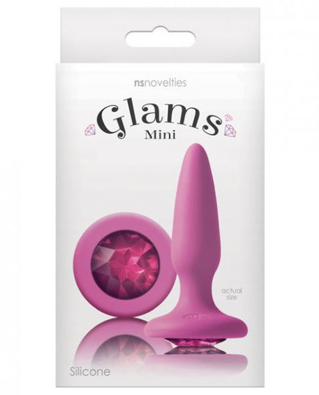 Glams Mini Butt Plug Pink Gem