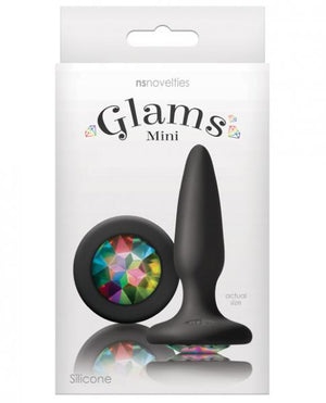 Glams Mini Butt Plug Rainbow Gem