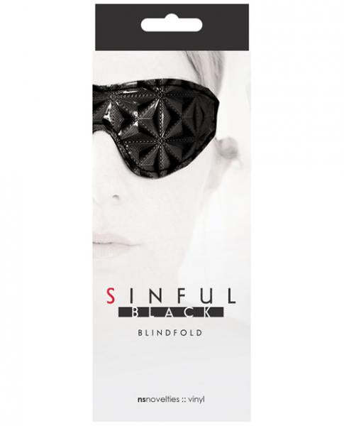 Sinful Blindfold Black