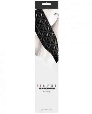 Sinful Black Spanking Paddle