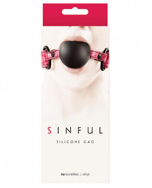 Sinful Soft Silicone Gag O/S Pink