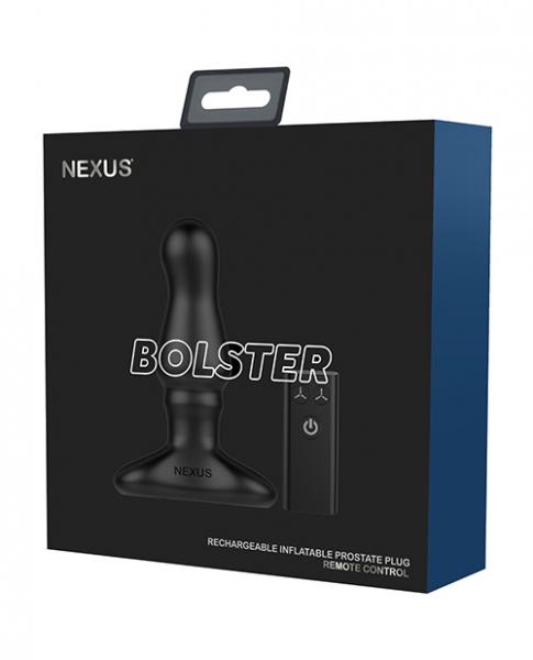 Nexus Bolster Butt Plug W/Inflatable Tip Black