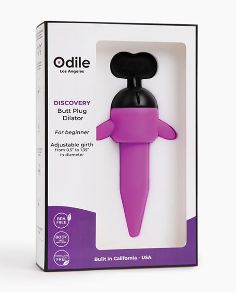 Odile Discovery Tapered Butt Plug Dilator Purple
