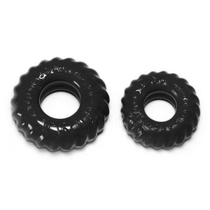 Oxballs Truckt Cock & Ball Ring Black 2 Pack