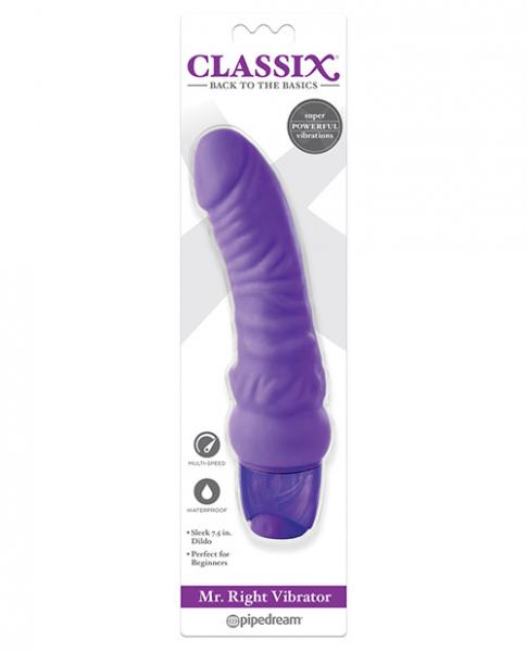 Classix Mr Right Vibrator Purple