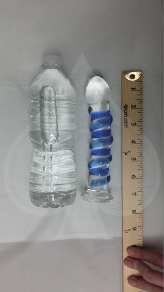 Icicles No 5 Glass Dong 7 Inches Clear
