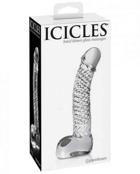 Icicles No 61 Glass Massagers G Spot Dildo Clear
