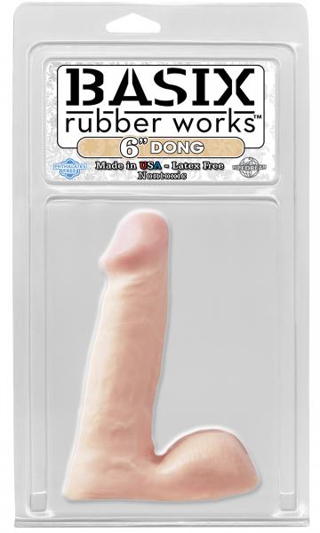 Basix Rubber Works 6 Inch Dong