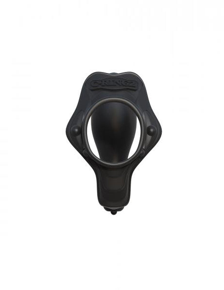 Rock Hard Ass Gasm Vibrating Ring Black