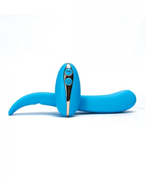 2chooselove The Luvslide Couples Vibrator W/Remote Blue