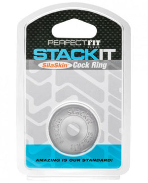 Perfect Fit Stackit Cock Ring Clear