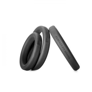 Xact Fit 3 Ring Kit S/M/L Black Silicone
