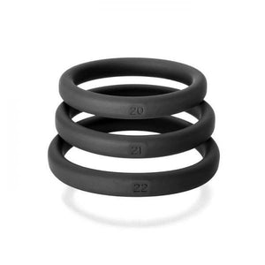 Xact Fit 3 Ring Kit L/Xl Black Silicone