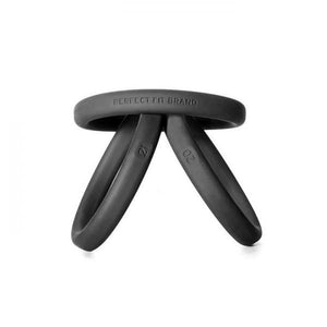 Xact Fit 3 Ring Kit L/Xl Black Silicone