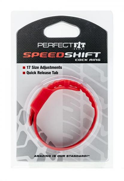 Speed Shift 17 Adjustments Cock Ring Red