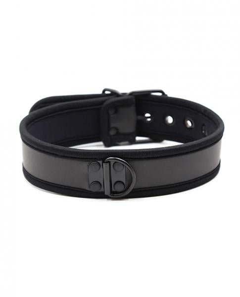 Plesur Neoprene Puppy Collar Black