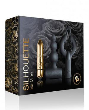 Rocks Off Dark Desires Be Mine Kit Black Champagne Gold