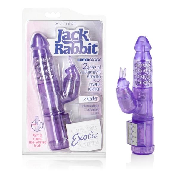 My First Jack Rabbit Vibrator Waterproof 5.25" Insertable Purple