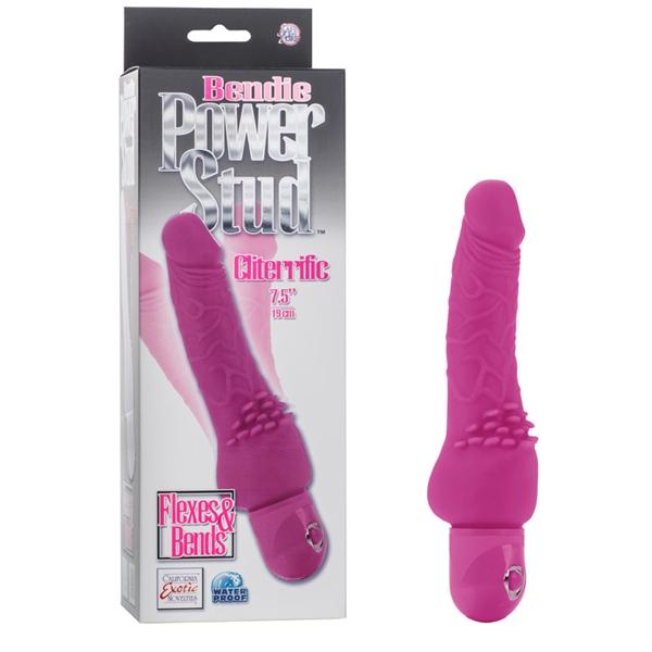 Bendie Power Stud Cliterrific Waterproof Vibrator Pink