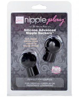 Advanced Silicone Nipple Suckers Black