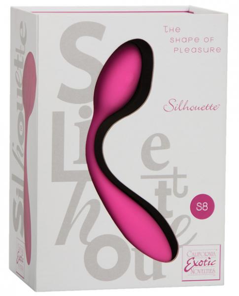 Silhouette S8 Curved Massager Pink