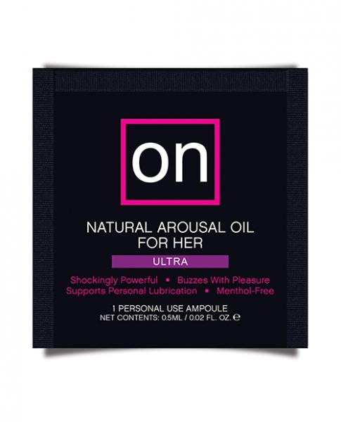 On For Her Arousal Oil Ultra Single Use Ampoule