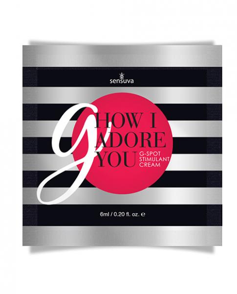 G How I Adore You G Spot Cream Single Use Packet .20oz