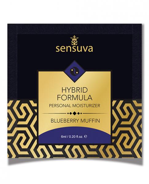 Sensuva Hybrid Personal Moisturizer Single Use Packet 6 Ml Blueberry Muffin