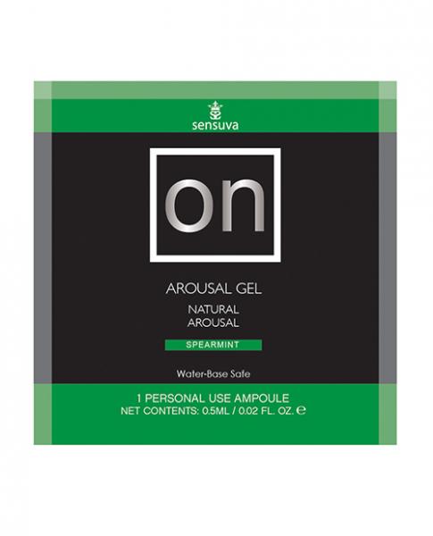 On For Her Arousal Gel Single Use Packet 6 Ml Spearmint