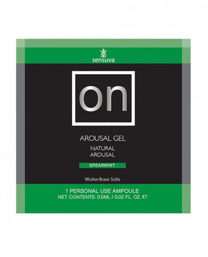 On For Her Arousal Gel Single Use Packet 6 Ml Spearmint