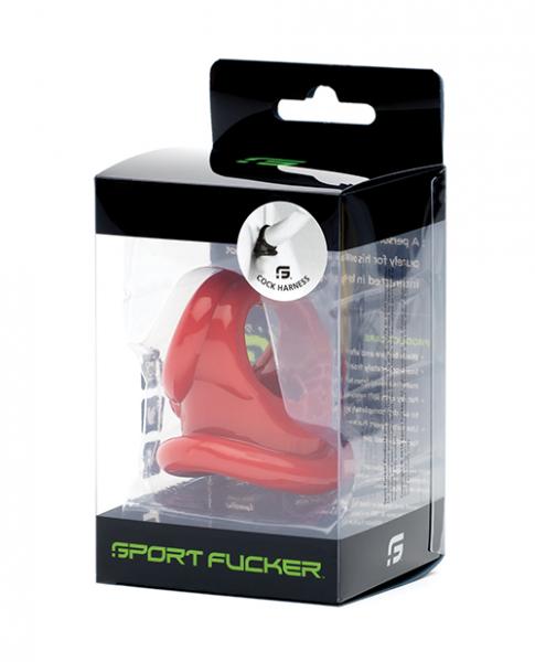 Sport Fucker Cock Harness Red