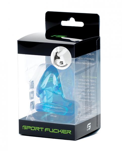 Sport Fucker Cock Harness Ice Blue