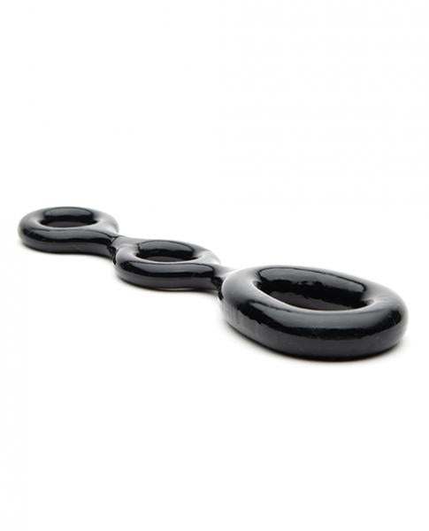 Sport F*Cker 3 Way Black Cock, Ball Ring