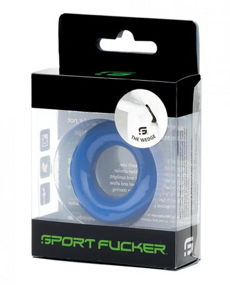 Sport F*Cker The Wedge Blue Cock Ring