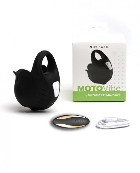 Sport Fucker Motovibe Nutsack Vibe W/Remote Black