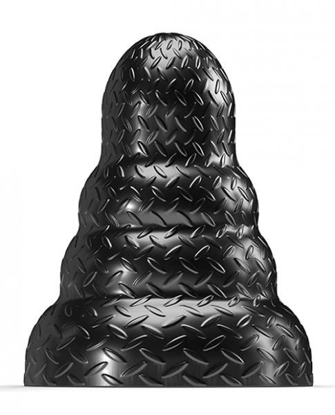 665 Stretch'r Tripole Butt Plug Xl Black Metallic