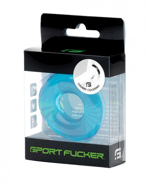 Sport Fucker Chubby Cockring Ice Blue