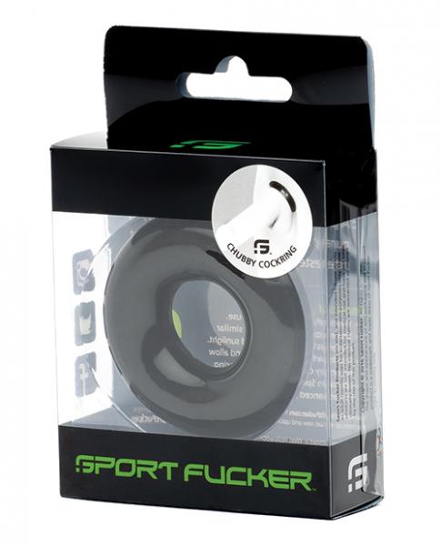 Sport F*Cker Chubby Cockring Black