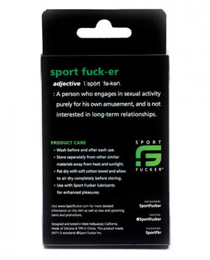 Sport F*Cker Chubby Cockring Black