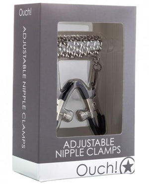 Ouch Adjustable Nipple Clamps Metal