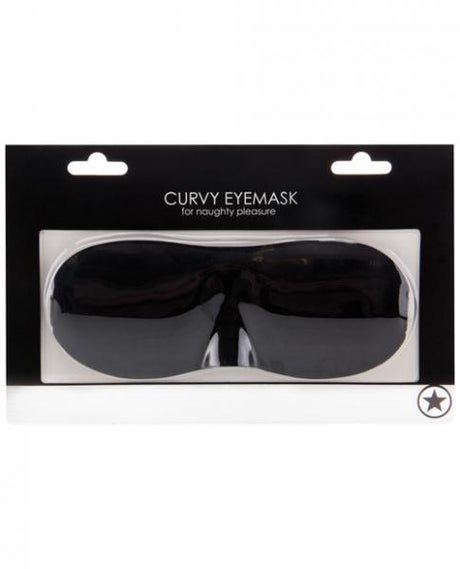 Ouch Curvy Eye Mask Black Blindfold O/S