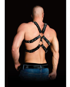 Andreas Masculine Masterpiece Body Harness Black