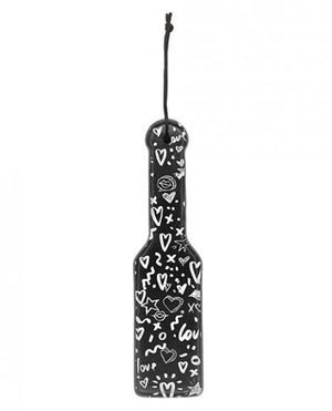 Ouch! Love Street Art Fashion Printed Paddle Black