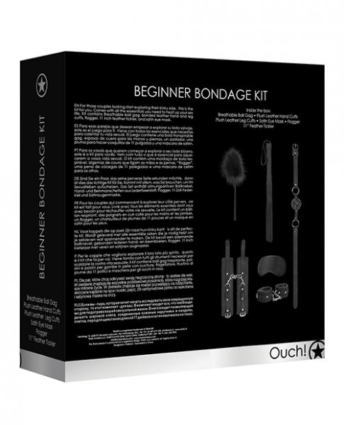 Ouch Beginners Bondage Kit Black