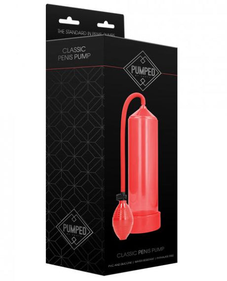 Classic Penis Pump Red