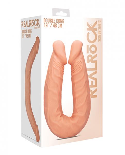 Shots Realrock 18" Double Dong Flesh